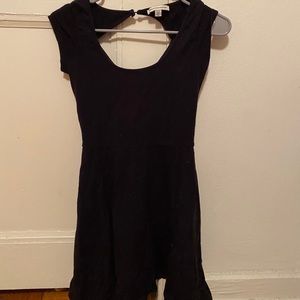 American Eagle XS black skater dress